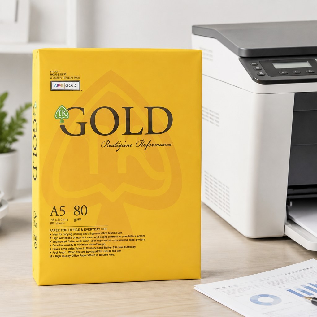 کاغذ A5 برند Gold